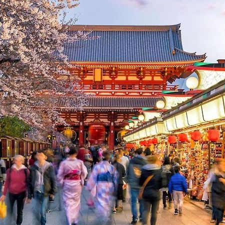 403 Oshiage Sta 3Mins Walk! Wi-Fi & Elevator 4Pax Apartment Tokyo Bagian luar foto