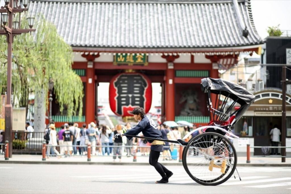 403 Oshiage Sta 3Mins Walk! Wi-Fi & Elevator 4Pax Apartment Tokyo Bagian luar foto
