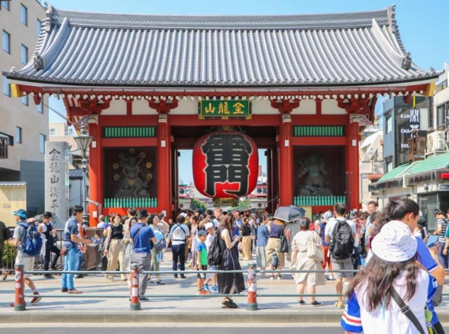 403 Oshiage Sta 3Mins Walk! Wi-Fi & Elevator 4Pax Apartment Tokyo Bagian luar foto