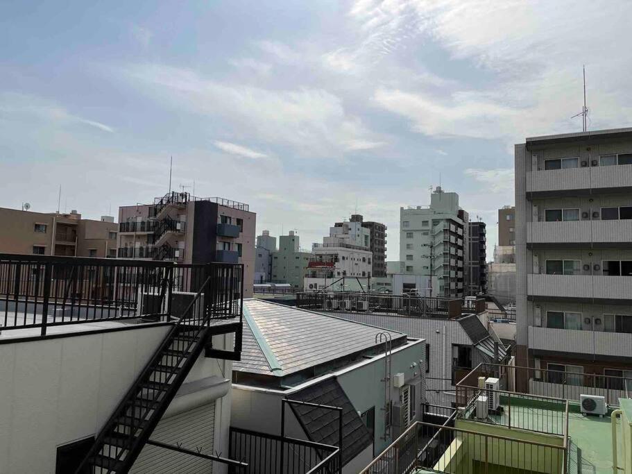 403 Oshiage Sta 3Mins Walk! Wi-Fi & Elevator 4Pax Apartment Tokyo Bagian luar foto